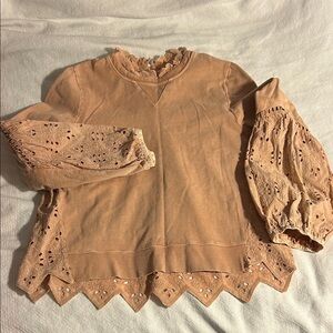 Fate Women's Eyelet Lace Blouse